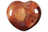 Colorful Carnelian Agate Heart #205313-1